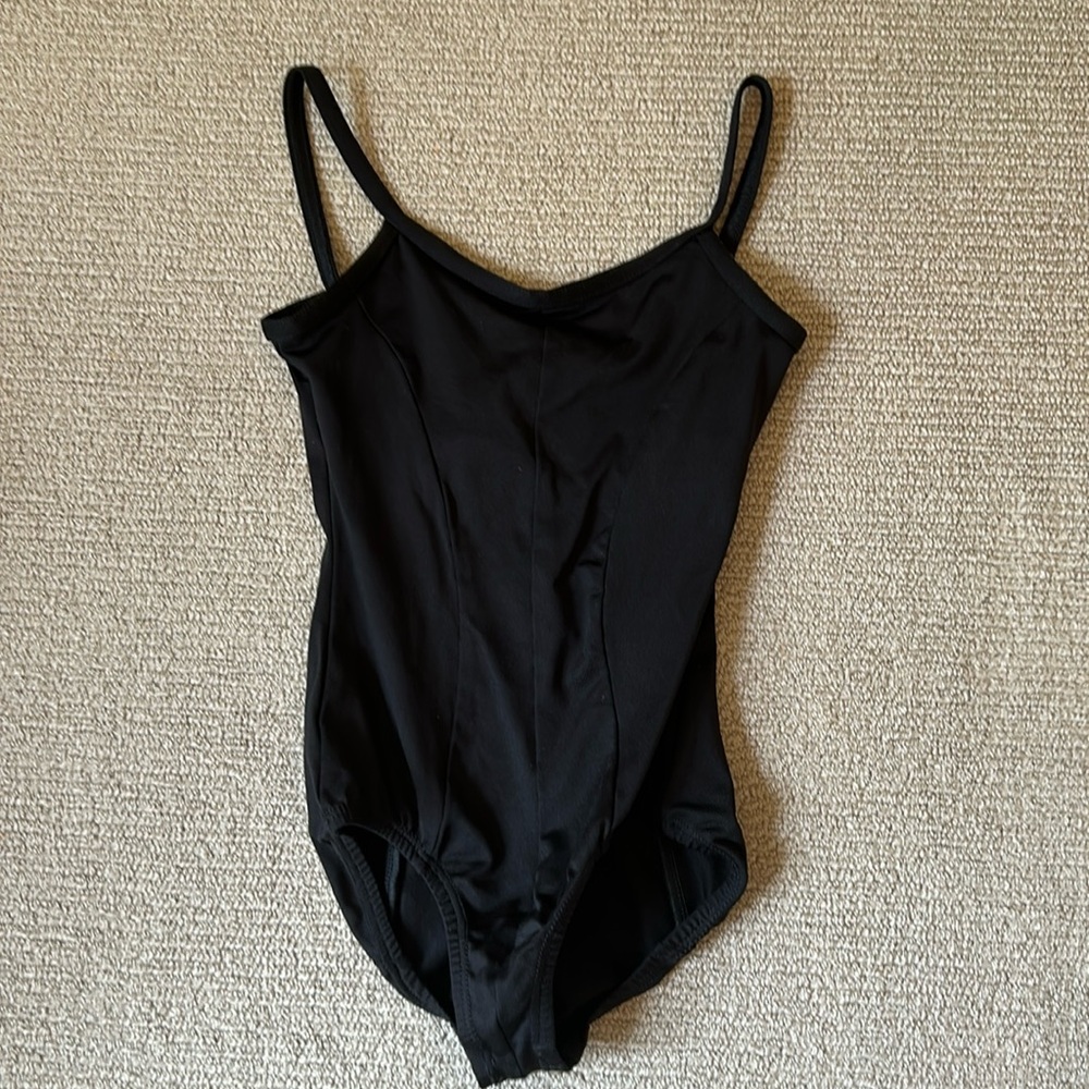motionwear black princess leotard